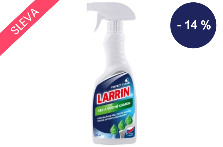 Larrin čistič na rez a vodní kámen s rozprašovačem, 500 ml - 85 Kč
