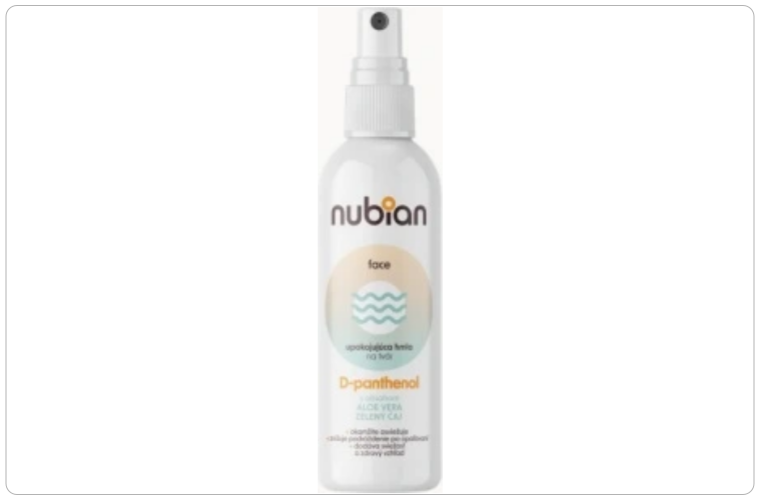 NUBIAN Uklidňující mlha na tvář po opalování 150 ml - 95 Kč