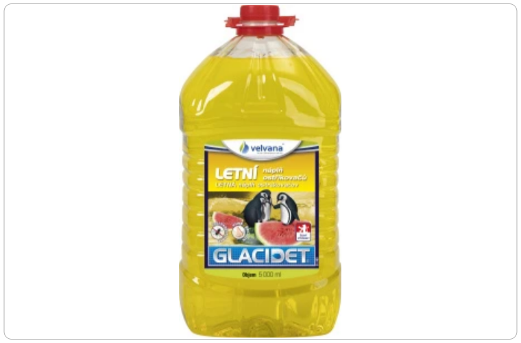 Velvana Glacidet letní směs do ostřikovačů, 5 l - 67 Kč