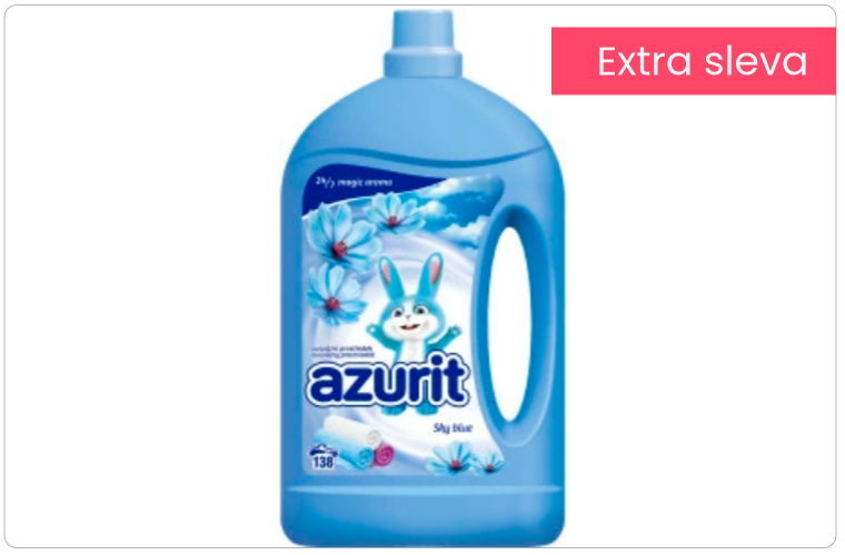 Azurit aviváž Sky Blue, 138 praní, 3036 ml - 186 Kč