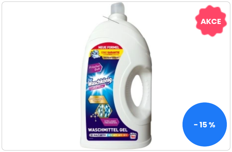Waschkönig prací gel Universal Lavender 166 dávek, 5 l - 224 Kč