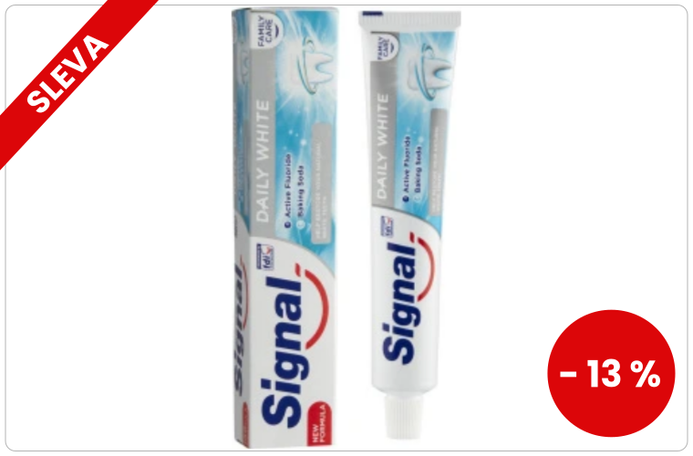Signal zubní pasta Family Care Daily White, 75 ml - 31 Kč