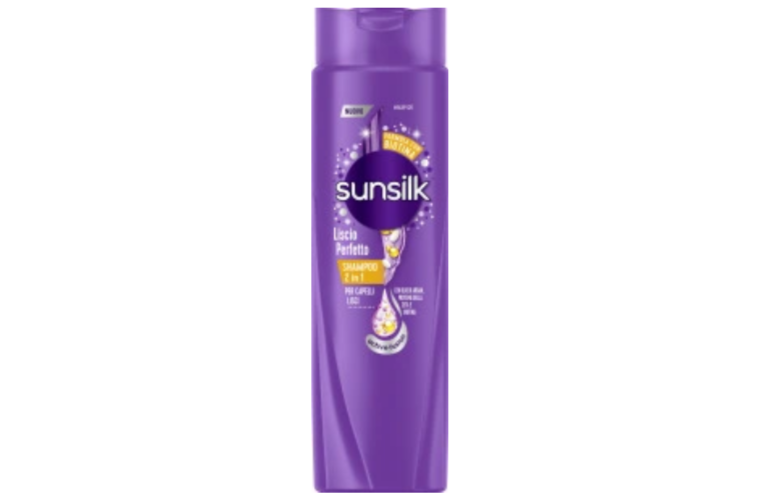 Sunsilk šampon 2in1 Liscio Perfetto pro rovné vlasy, 250 ml - 70 Kč