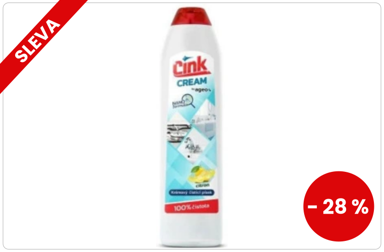 Cink Cream Citron krémový čisticí písek 500 g - 50 Kč