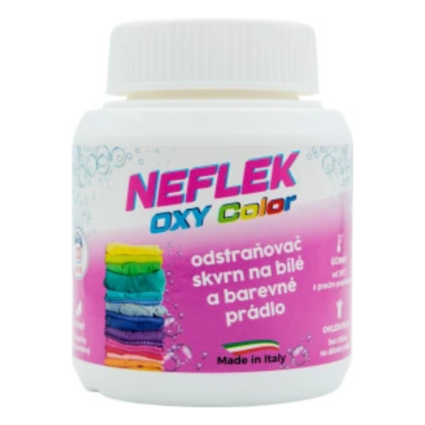 NEFLEK OXY COLOR odstraňovač skvrn 500 g - 88 Kč