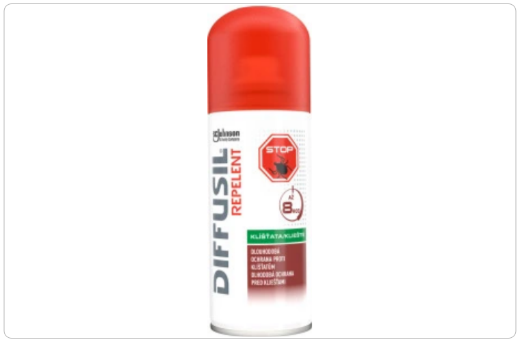 Diffusil Repelent proti klíšťatům, 100 ml - 120 Kč