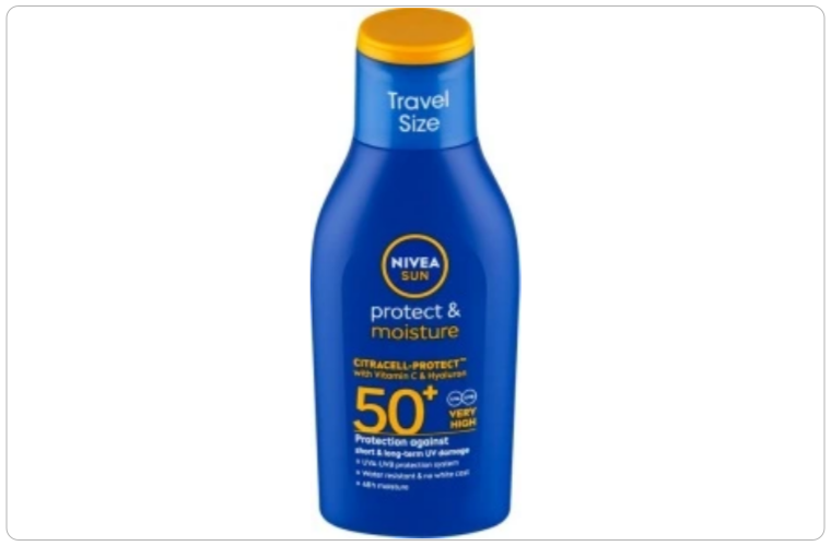 Nivea Sun Protect & Moisture hydratační tělové mléko OF50 100 ml - 210 Kč
