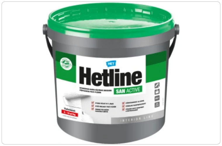 Het Hetline San Active protiplísňová malířská barva, 1,5 kg - 153 Kč