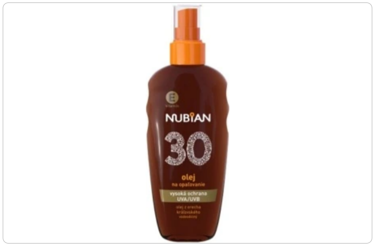 Nubian OF30 olej na opalování ve spreji 200 ml - 304 Kč