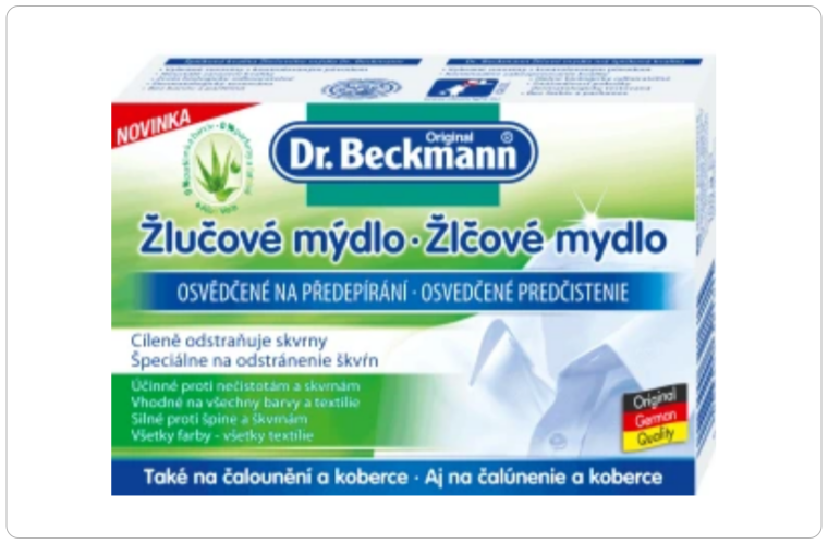 Dr. Beckmann žlučové mýdlo, 100 g - 65 Kč