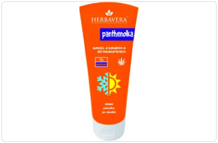 Herbavera Panthenolka gel po opalování s konopím a betakarotenem, 200 ml - 80 Kč