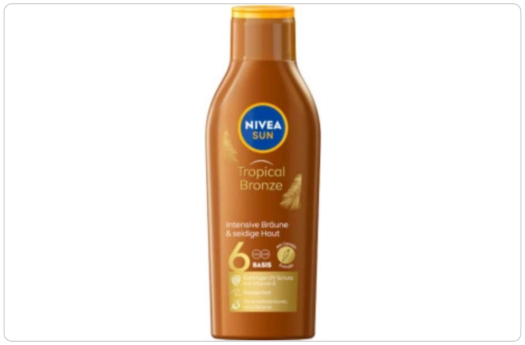 Nivea Sun Carotene sun lotion OF 6 mléko na opalování, 200 ml - 210 Kč