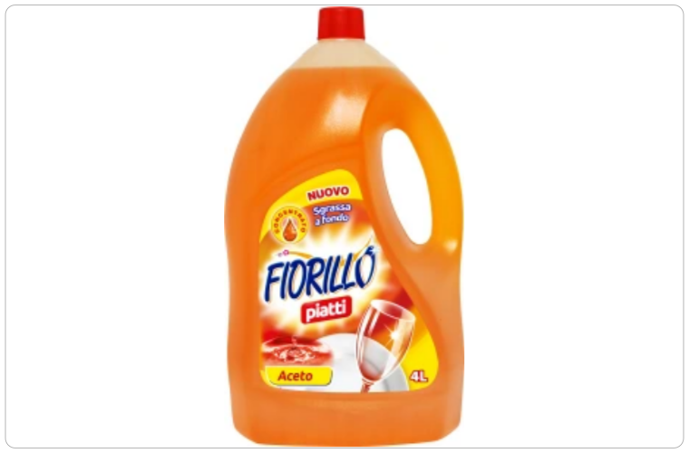 Fiorillo Piatti Aceto mycí prostředek na nádobí, 4 l - 152 Kč