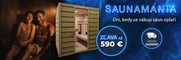 Zľavy na sauny až 590 €