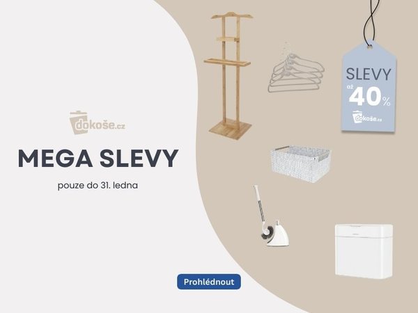 Novoroční MEGA slevy až -40% na vybrané produkty.