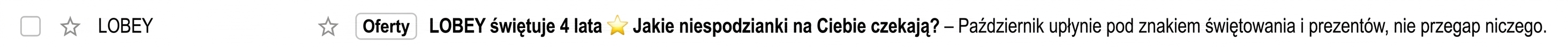 Przykład tematu i preheadera w Leadhubie